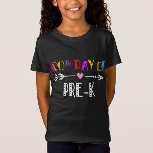 Happy 100th day Of School Pre-K Teacher - 100 days T-Shirt