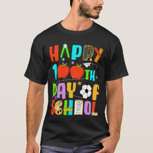 Happy 100th Day Of School Prek Preschool Teacher B T-Shirt
