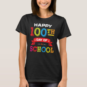 Happy 100th Day Of School Shirt For Teacher Studen
