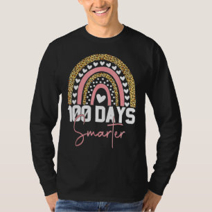 Happy 100th Day of School Smarter Teacher Rainbow T-Shirt
