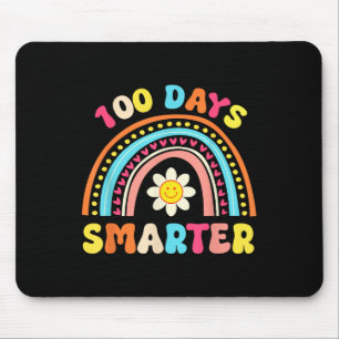 Happy 100th Day Of School Student 100 Days Smarter Mouse Mat