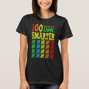 Happy 100th Day of School Teacher  100 days smarte T-Shirt