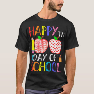 Happy 100Th Day Of School Teacher 100 Days T-Shirt