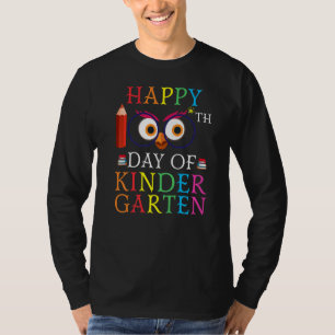 Happy 100th Day of School Teachers 100 Days Kinder T-Shirt