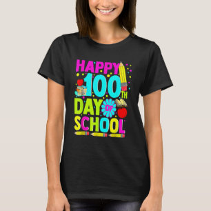 Happy 100th Day Of School Teachers Kids 100 Days T-Shirt