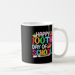 Happy 100th Day of School Teachers Kids Child Happ Coffee Mug