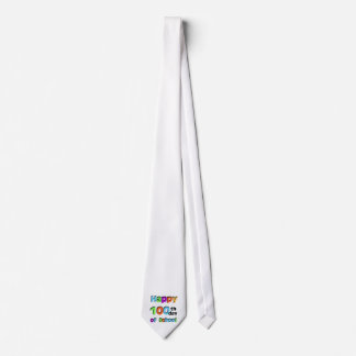 Happy 100th Day of School Tie