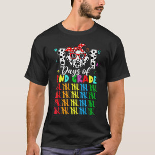 Happy 101 Days School 2nd Grade Dog Lover Student  T-Shirt