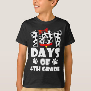 Happy 101 Days School 4th Grade Dog 100 Days Smart T-Shirt