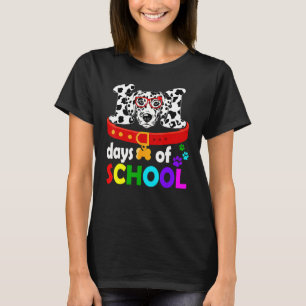 Happy 101 Days School Cute Dog 100 Days Smarter St T-Shirt
