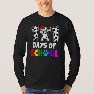 Happy 101 Days School Cute Dogs Lovers Student or  T-Shirt