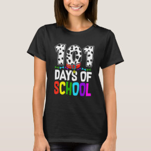 Happy 101 Days School Cute Dogs Lovers Student or  T-Shirt