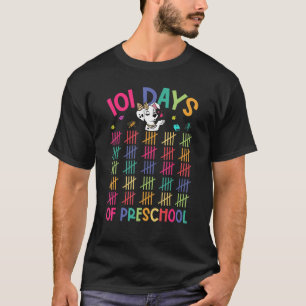Happy 101 Days School Preschool Dog 100th Days Sma T-Shirt