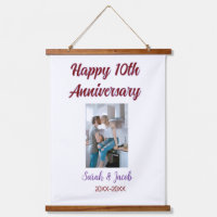Happy 10th anniversary photo wedding couple name d
