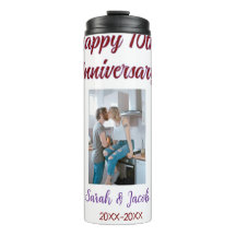 Happy 10th anniversary photo wedding couple name d