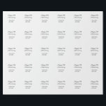 Happy 10th anniversary simple minimal wedding name wrapping paper<br><div class="desc">design</div>