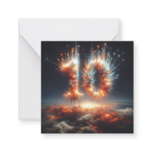 Happy 10th B-Day Greeting Card