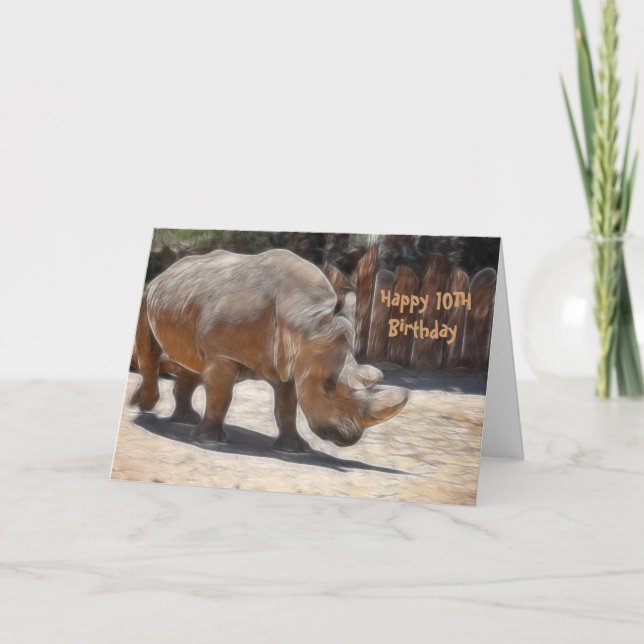 Happy 10TH Birthday Card (Front)