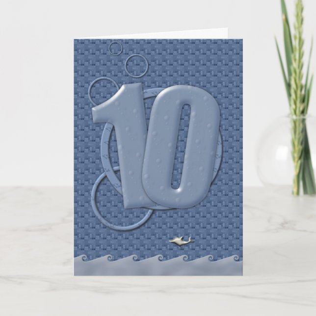 Happy 10th Birthday! Card (Front)