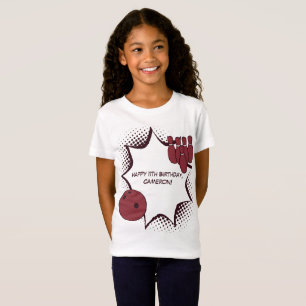 Happy 11th Birthday Bowling Party T-Shirt