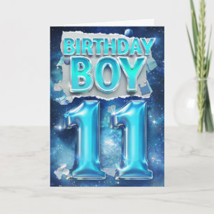 Happy 11th Birthday Card