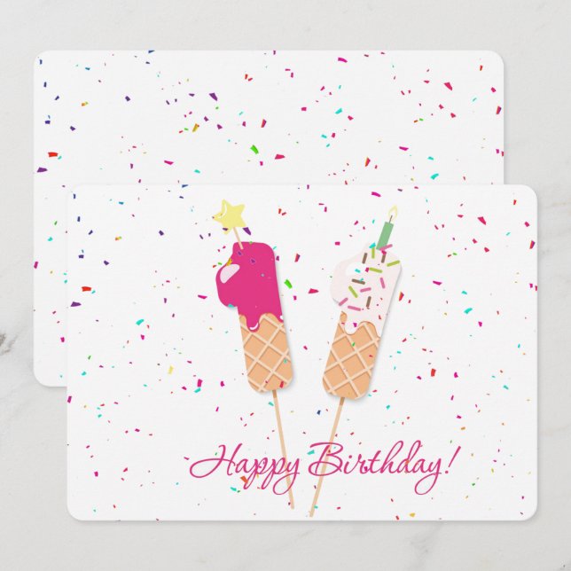 Happy 11th Birthday Holiday Card (Front/Back)