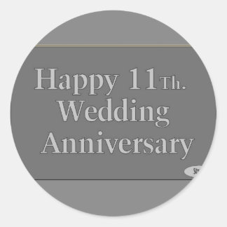 Happy 11th  Wedding  Anniversary  Gifts  T Shirts Art 