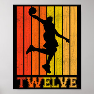 Happy 12th Birthday Decorations For Boys Basketbal