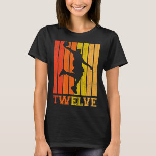 Happy 12th Birthday Decorations For Boys Basketbal T-Shirt