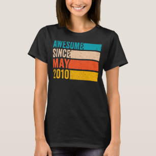 Happy 12th Birthday Party 12 Year Old Awesome Sinc T-Shirt