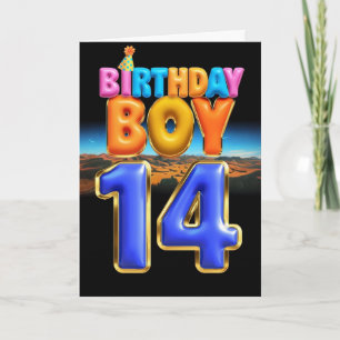 Happy 14th Birthday Card