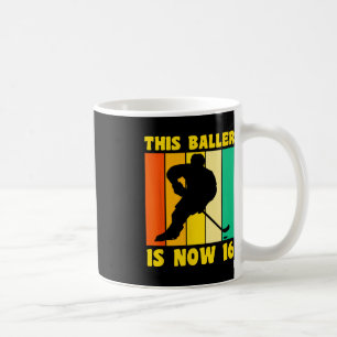 Happy 16 Birthday 16 Year Old Retro Ice Hockey 16t Coffee Mug