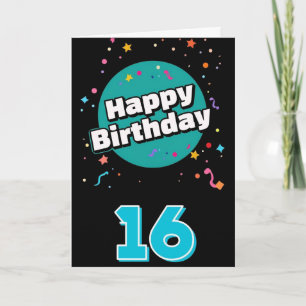 Happy 16th Birthday Card