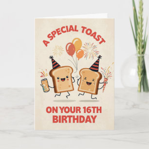 Happy 16th Birthday Card