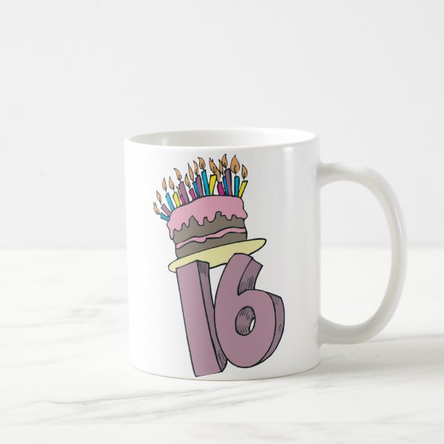 Happy 16th Birthday! Coffee Mug (Right)