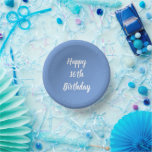 Happy 16th Birthday Cornflower Blue Custom 2023<br><div class="desc">Designed with text template for "Happy 16th Birthday" message which you can customise! You may also change the background colour as you like.</div>