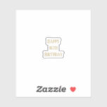 Happy 16th Birthday Sixteen Custom Age Gold Colour<br><div class="desc">Designed for birthday celebrations!</div>
