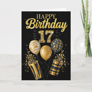 Happy 17th Birthday Card