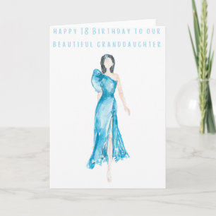 Happy 18  Birthday to our granddaughter Card