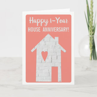 Happy 1-Year Houseaversary Card