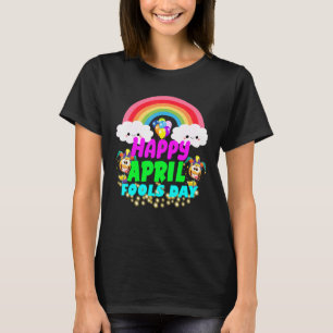 Happy 1st April Fools Day 2022 Joke Rainbow For T-Shirt