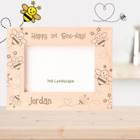 Happy 1st Bee-Day! Bee themed Personalised