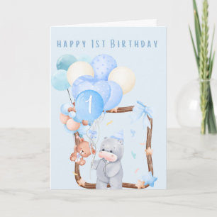 Happy 1st Birthday  Card