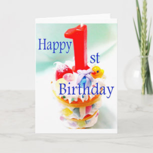 Happy 1st Birthday Card