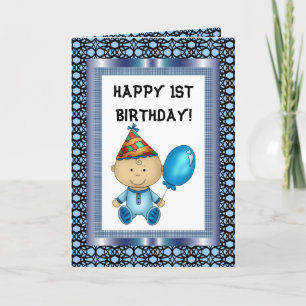 Happy 1st Birthday card
