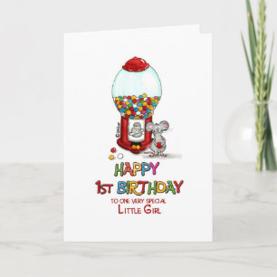 Happy 1st Birthday to one very special little girl Card