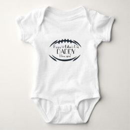 Happy 1st Father's Day Baby Bodysuit