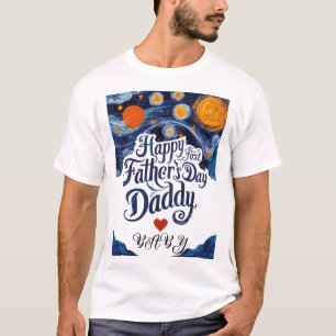Happy 1st Father's Day, Daddy!   Unique Gift Ideas T-Shirt