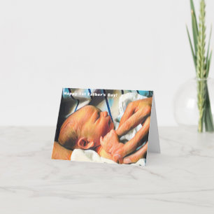 Happy 1st Father's Day Greeting Card