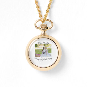 happy 1st mothers day love photo name calligraphy watch